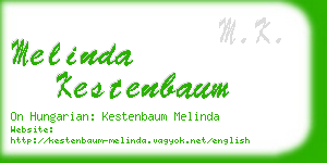 melinda kestenbaum business card